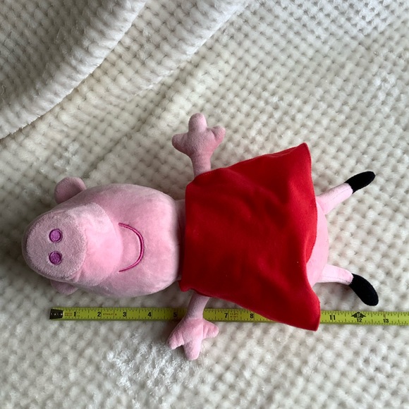 Talking Peppa Pig Plush Stuffed Animal Toy Embroidered Eyes - Picture 13 of 15